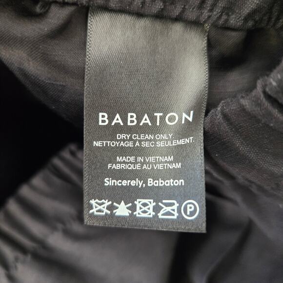 NWT Babaton Titan Cargo Pants Women Elevated Basics Black Straight Leg Women 6 - Picture 12 of 12